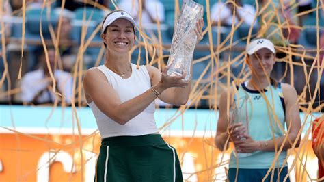 Collins tops Rybakina to claim Miami title in farewell season.